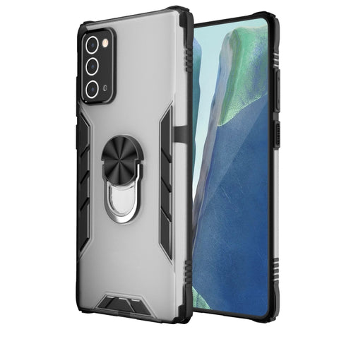 Magnetic Frosted PC + Matte TPU Shockproof Case with Ring Holder, For iPhone 11 Pro, For iPhone 11, For iPhone 11 Pro Max, For iPhone XS / X, For iPhone XS Max, For iPhone XR, For Samsung Galaxy Note20, For Samsung Galaxy Note20 Ultra