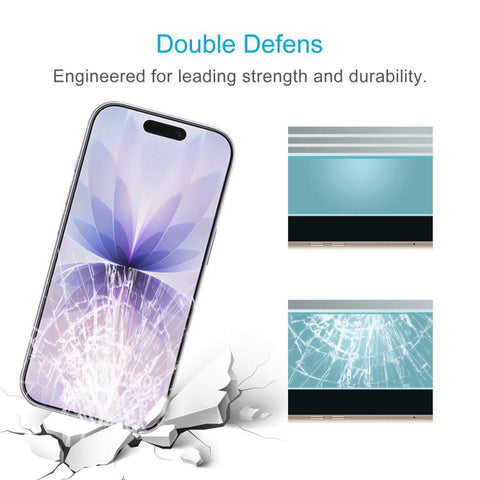 10pcs 0.18mm High Aluminum Tempered Glass Film, For iPhone 18, For iPhone 18 Pro, For iPhone 18 Pro Max