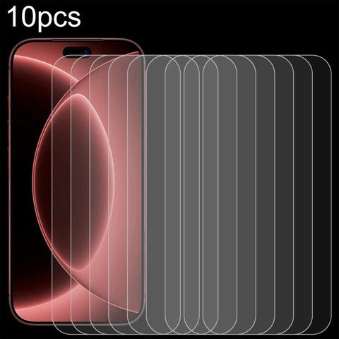 10pcs 0.18mm High Aluminum Tempered Glass Film, For iPhone 18, For iPhone 18 Pro, For iPhone 18 Pro Max