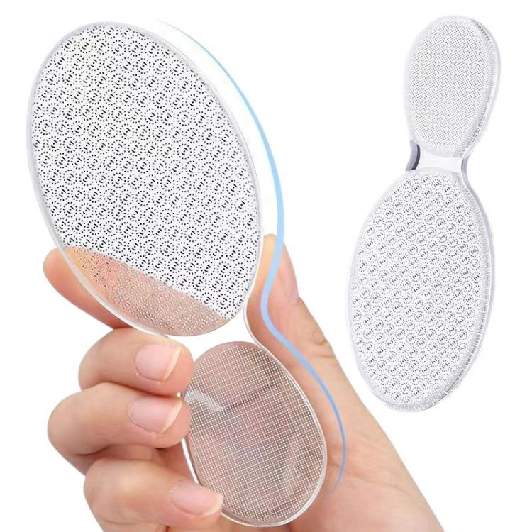 Nano Glass Foot File Manual Pedicure Foot Scrubber for Dead Skin, Rough Dry Feet