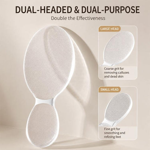 Nano Glass Foot File Manual Pedicure Foot Scrubber for Dead Skin, Rough Dry Feet