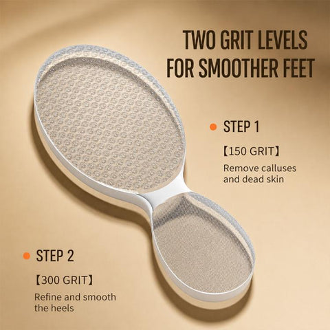 Nano Glass Foot File Manual Pedicure Foot Scrubber for Dead Skin, Rough Dry Feet