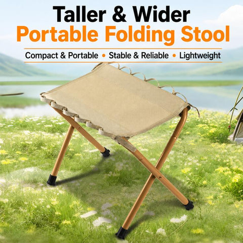 Outdoor Camping Fishing Chairs Portable Folding Storage Stool