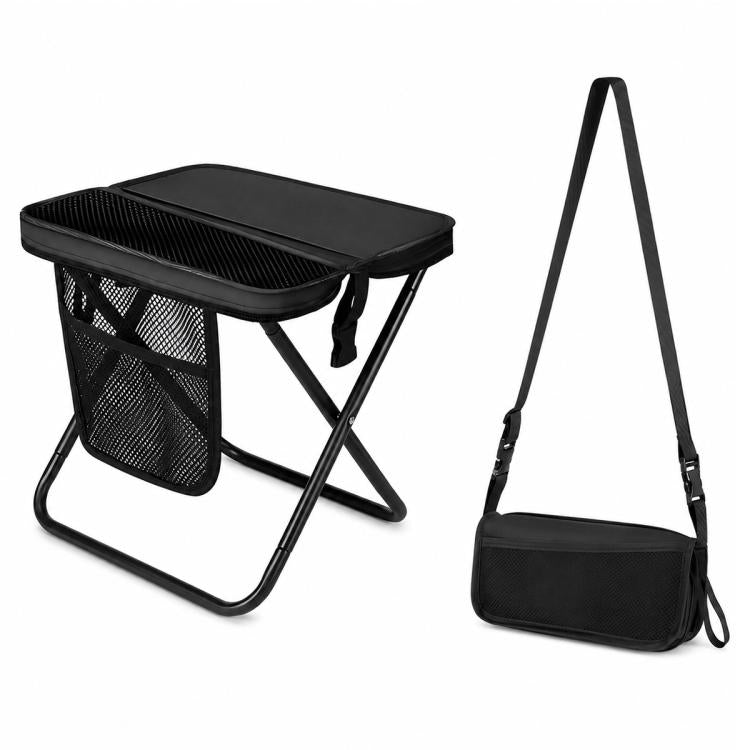 Outdoor Camping Foldable Stool Portable Crossbody Carry Bag