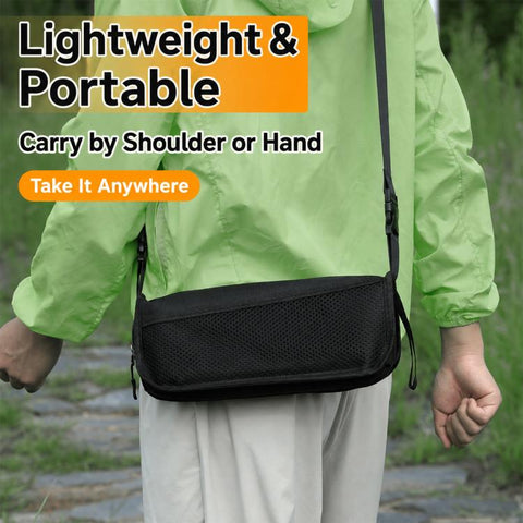 Outdoor Camping Foldable Stool Portable Crossbody Carry Bag