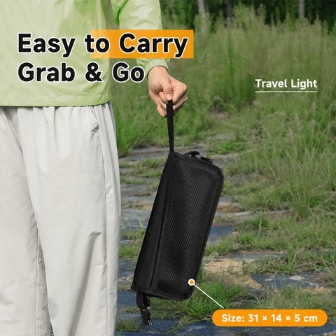 Outdoor Camping Foldable Stool Portable Crossbody Carry Bag