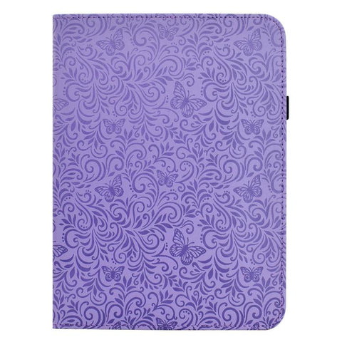 Rotatable Butterfly Embossed Vegan Leather Tablet Case, For Galaxy Tab A11 / A9, For Galaxy Tab A 10.1 2019 / T510