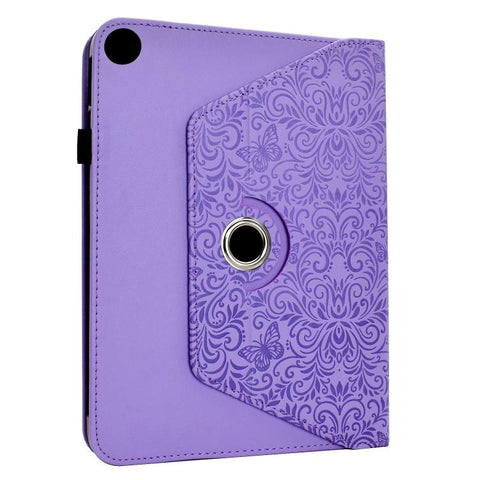 Rotatable Butterfly Embossed Vegan Leather Tablet Case, For Galaxy Tab A11 / A9, For Galaxy Tab A 10.1 2019 / T510