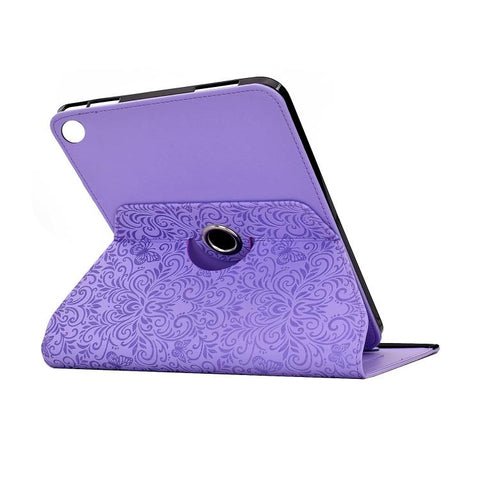Rotatable Butterfly Embossed Vegan Leather Tablet Case, For Galaxy Tab A11 / A9, For Galaxy Tab A 10.1 2019 / T510