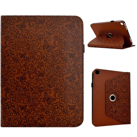 Rotatable Butterfly Embossed Vegan Leather Smart Tablet Case, For Galaxy Tab S12+, For Galaxy Tab A11+ / A9+, For Galaxy Tab S11, For Galaxy Tab S10 FE+, For Galaxy Tab S9+ / S10+ / S9 FE+, For Galaxy Tab S9 / S9 FE / S10                               ...