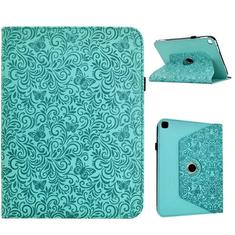 Rotatable Butterfly Embossed Vegan Leather Smart Tablet Case, For Galaxy Tab S12+, For Galaxy Tab A11+ / A9+, For Galaxy Tab S11, For Galaxy Tab S10 FE+, For Galaxy Tab S9+ / S10+ / S9 FE+, For Galaxy Tab S9 / S9 FE / S10                               ...