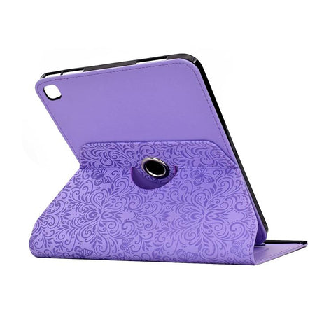 Rotatable Butterfly Embossed Vegan Leather Smart Tablet Case, For Galaxy Tab A7 2020 / T500, For Galaxy Tab S5e 10.5 / T720, For Galaxy Tab A 10.5 / T590, For Galaxy Tab A 10.1 2016 / T580