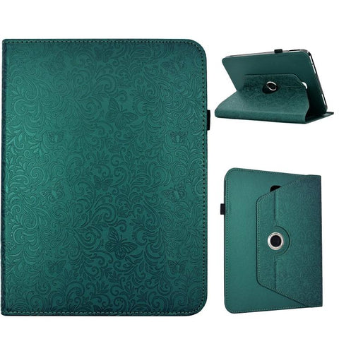 Rotatable Butterfly Embossed Vegan Leather Smart Tablet Case, For Galaxy Tab A7 2020 / T500, For Galaxy Tab S5e 10.5 / T720, For Galaxy Tab A 10.5 / T590, For Galaxy Tab A 10.1 2016 / T580