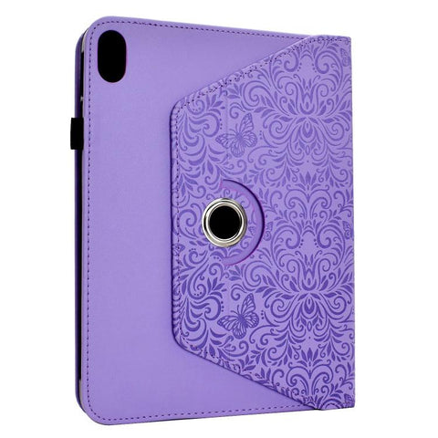 Rotatable Butterfly Embossed Vegan Leather Smart Tablet Case, For Galaxy Tab S12+, For Galaxy Tab A11+ / A9+, For Galaxy Tab S11, For Galaxy Tab S10 FE+, For Galaxy Tab S9+ / S10+ / S9 FE+, For Galaxy Tab S9 / S9 FE / S10                               ...