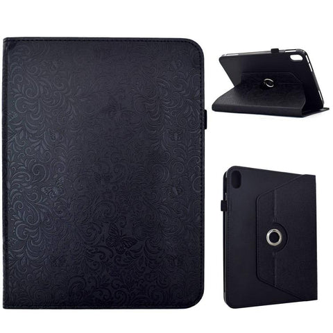 Rotatable Butterfly Embossed Vegan Leather Smart Tablet Case, For Galaxy Tab S12+, For Galaxy Tab A11+ / A9+, For Galaxy Tab S11, For Galaxy Tab S10 FE+, For Galaxy Tab S9+ / S10+ / S9 FE+, For Galaxy Tab S9 / S9 FE / S10                               ...