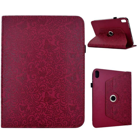 Rotatable Butterfly Embossed Vegan Leather Smart Tablet Case, For Galaxy Tab S12+, For Galaxy Tab A11+ / A9+, For Galaxy Tab S11, For Galaxy Tab S10 FE+, For Galaxy Tab S9+ / S10+ / S9 FE+, For Galaxy Tab S9 / S9 FE / S10                               ...