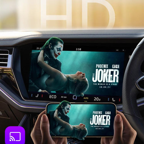 MMB WJAN-TV 2.0 Car AI Box Wired to Wireless Android Auto CarPlay Adapter, WJAN-TV 2.0