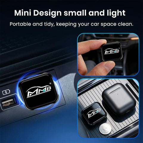MMB 2 in 1 Car Smart Box Wired to Wireless Android Auto CarPlay Adapter, WJCP-MINI-Ultra (Orange), WJCP-MINI-Ultra (Black)