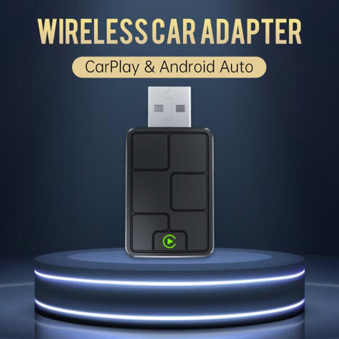 2 in 1 Car mini Smart Box Wired to Wireless Android Auto CarPlay Adapter, ZYD-TAB0C