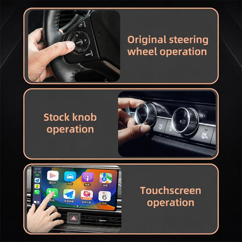 2 in 1 Car mini Smart Box Wireless Android Auto CarPlay Adapter, ZYD-B42