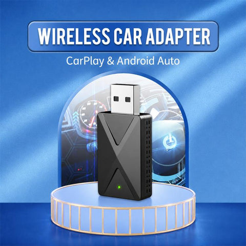 2 in 1 Car mini Smart Box Wired to Wireless 5.8GHz+2.4GHz Android Auto CarPlay Adapter, ZYD-TAB0F