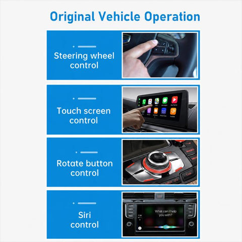 2 in 1 Car mini Smart Box 5.8GHz+2.4GHz Wireless Android Auto CarPlay Adapter, ZYD-TAB0A