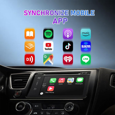 2 in 1 Car mini Smart Box 5.8GHz+2.4GHz Wireless Android Auto CarPlay Adapter, ZYD-TAB0A