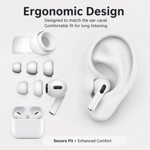 3 Pairs Silicone Earplugs Kit, S/M/L Size, S/M/L