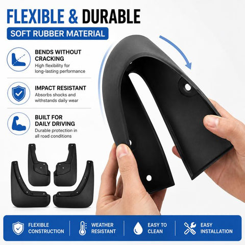 4pcs/Set Car Wheel Splash Flaps Fender Guard, For GreatWall Haval Jolion 2024