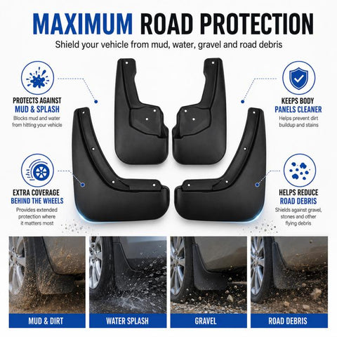 4pcs/Set Car Wheel Splash Flaps Fender Guard, For GreatWall Haval Jolion 2024