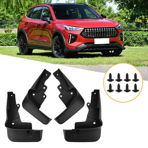 4pcs/Set Car Wheel Splash Flaps Fender Guard, For GreatWall Haval Jolion Pro 2021-2025