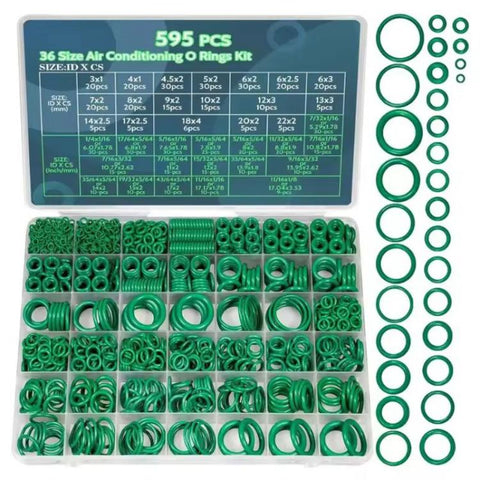 O-shaped Car Air conditioner Fixing Rubber Ring Tool Kit