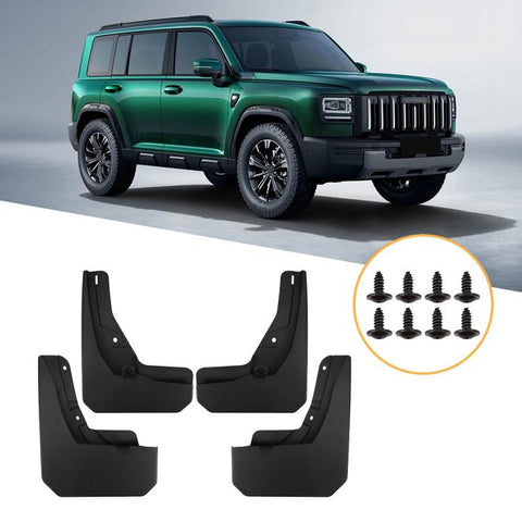 4pcs/Set Car Wheel Splash Flaps Fender Guard, For GreatWall Haval Menglong Petrol 2025