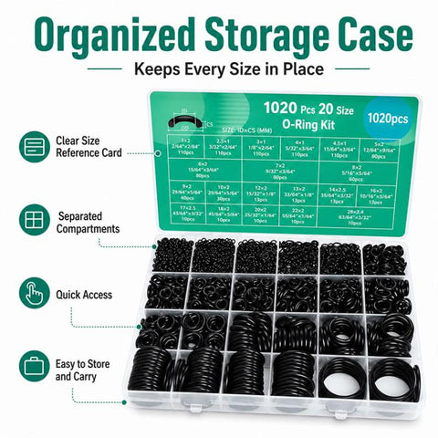 O-shaped Nitrile Fixing Rubber Ring Tool Kit