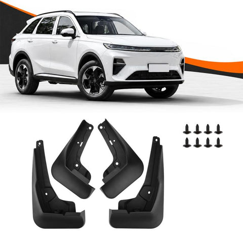 4pcs/Set Car Wheel Splash Flaps Fender Guard, For GreatWall Haval Xiaolong MAX 2025