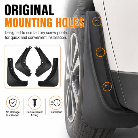 4pcs/Set Car Wheel Splash Flaps Fender Guard, For GreatWall Haval H6 2024