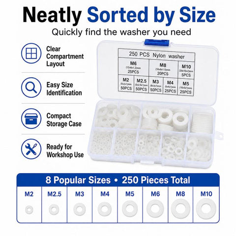 O-shaped Seal Fixing Ring Tool Kit 250 pcs /Set