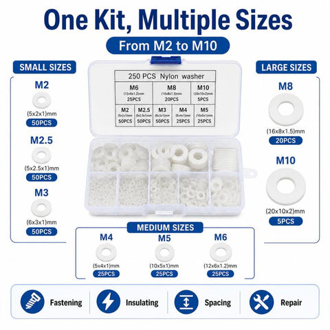 O-shaped Seal Fixing Ring Tool Kit 250 pcs /Set