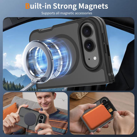 Skin Feel TPU Hybrid PC MagSafe Phone Case, For iPhone Duo