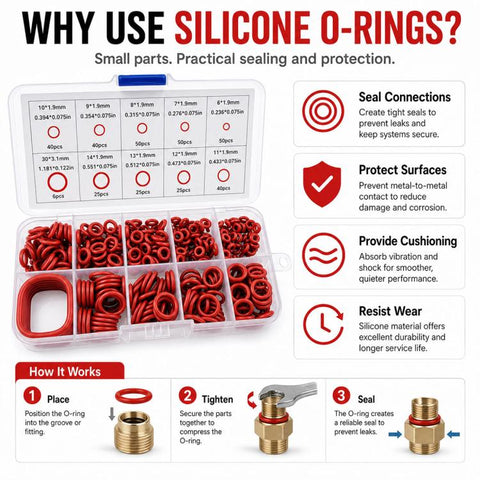 O-shaped Fixing Rubber Ring Tool Kit 351 PCS/Set