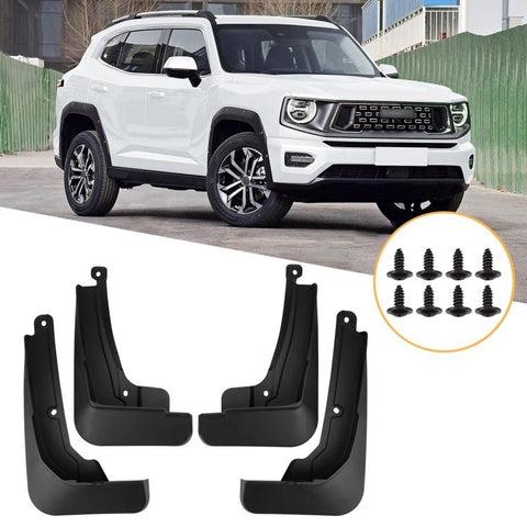 4pcs/Set Car Wheel Splash Flaps Fender Guard, For GreatWall Haval H7 2023-2025