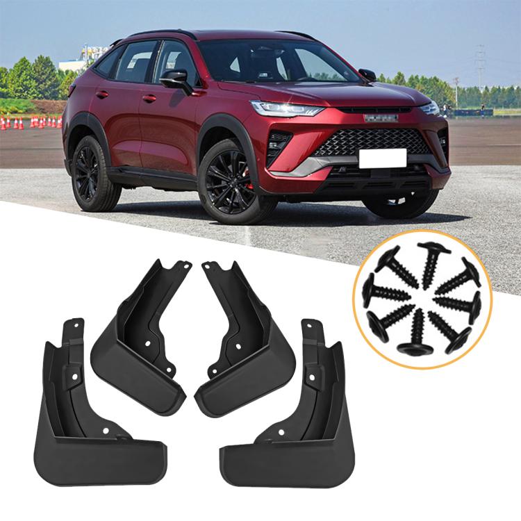 4pcs/Set Car Wheel Splash Flaps Fender Guard, For GreatWall Haval H6 GT 2022