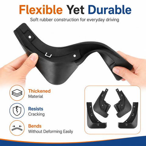4pcs/Set Car Wheel Splash Flaps Fender Guard, For GreatWall Haval F7 2024