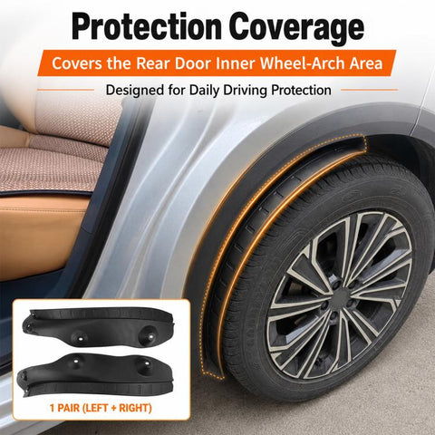 2pcs/Set Car Rear Wheel Splash Flaps Fender Guard, For Geely Galaxy Starship 7 EM-i 2025