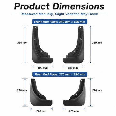 4pcs/Set Car Wheel Splash Flaps Fender Guard, For Geely Xingyuan 2024