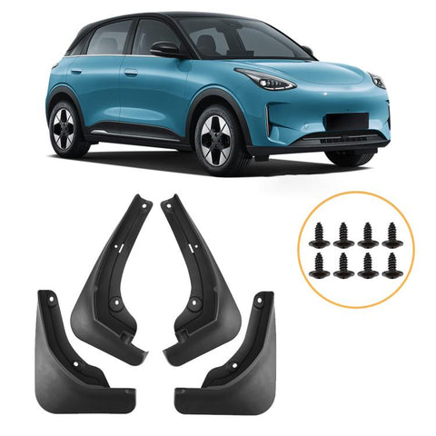4pcs/Set Car Wheel Splash Flaps Fender Guard, For Geely Xingyuan 2024