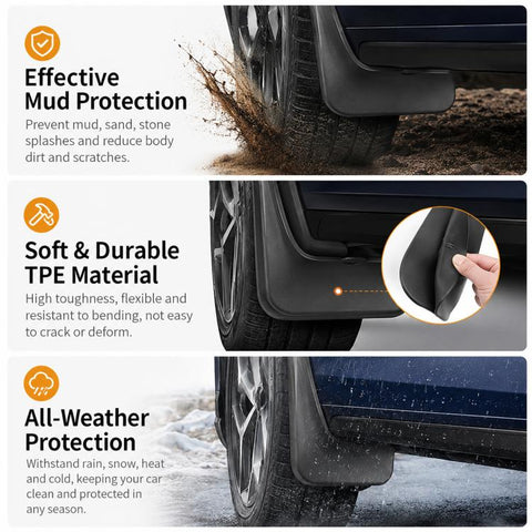 4pcs/Set Car Wheel Splash Flaps Fender Guard, For Geely LYNK & CO 01 2021-2023