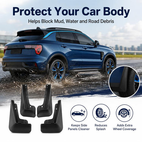 4pcs/Set Car Wheel Splash Flaps Fender Guard, For Geely LYNK & CO 01 2021-2023
