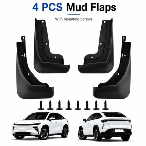 4pcs/Set Car Wheel Splash Flaps Fender Guard, For Geely Boyue REV 2026