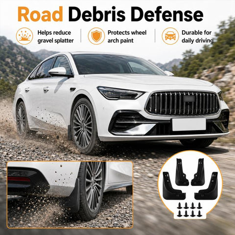 4pcs/Set Car Wheel Splash Flaps Fender Guard, For Geely Galaxy Starlight 7 2026